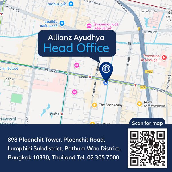 Map of Allianz Ayudhya Assurance Pcl.
